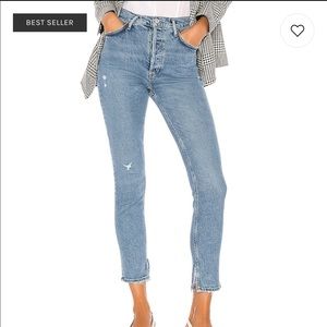 AGOLDE Nico Hi Rise Slim Headlines Denim Jeans